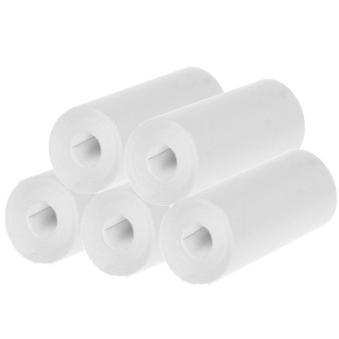 Set 5 role hartie pentru mini imprimanta termica, portabila, printare rapida, pentru etichete, liste, 2.5 x 5.6 cm, alb [7]