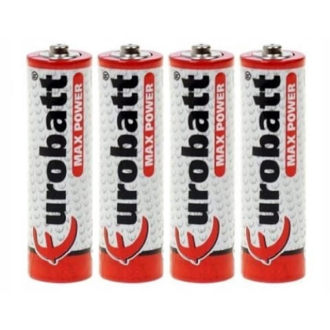 Diverse uz casnic - Set 4 baterii Eurobatt, AAA, R3, 1.5 V, fara mercur