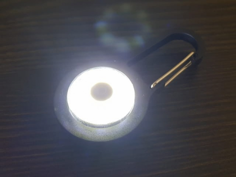Lanterna tip breloc, LED, 3 moduri de iluminare, ABS, 8 x 4 cm, negru [5]