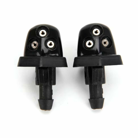 ARTICOLE AUTO - Set 2 duze pentru spalare parbriz, model universal, jet reglabil, plastic, negru