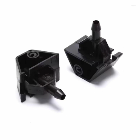 Set 2 duze pentru spalare parbriz, model universal, jet reglabil, plastic, negru [7]