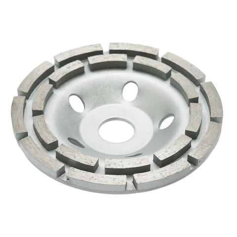Disc diamantat, segmentat, pentru slefuire granit, beton, marmura, 125 x 22.23 mm [2]