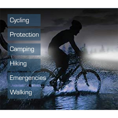 Far bicicleta LED, suport prindere, zoom, aluminiu, 3 moduri iluminare, 9.3 x 3 cm, negru [1]