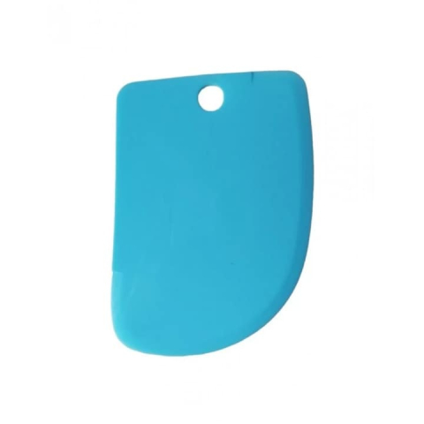 Set 3 spatule pentru decorat si ornat prajituri, torturi, plastic, 12 cm, albastru [8]