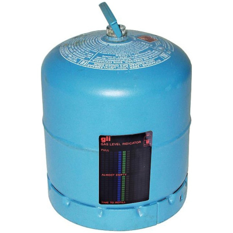 Indicator nivel gaz pentru butelie, magnetic, reutilizabil, 10 x 6.2 cm, negru [7]