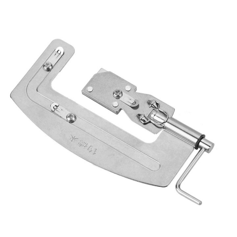 Dispozitiv pentru legarea carligului de pescuit, inox, semi-automat, 10.3 x 3.5 x 1.8 cm, argintiu [8]