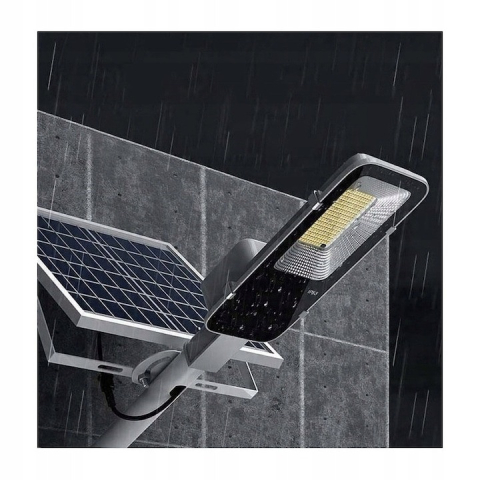 Lampa solara, putere 2000 W, 264 LED-uri, protectie IP66, rezistenta la intemperii, suport pentru montare, lumina alb-rece 6500K, telecomanda [2]