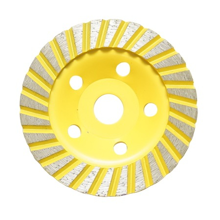 CASA & GRADINA - Disc diamantat, cu segmente, pentru slefuire granit, beton, piatra, tip cupa, 125 x 22.23 mm
