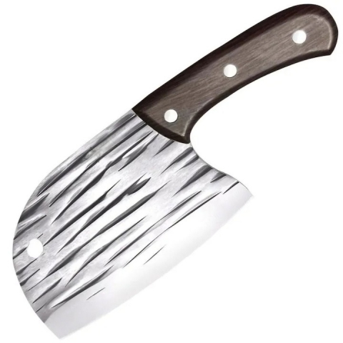 Cutite si tacamuri - Satar de bucatarie, otel inoxidabil/lemn, maner ergonomic, 25 cm