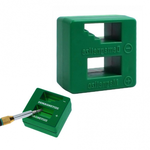 Magnetizor/demagnetizor pentru surubelnite, plastic, verde [7]