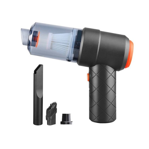 Aspirator auto, portabil, 2 in 1, aspirare si suflare, tip pistol, putere aspirare 5500 Pa, incarcare USB, negru [1]