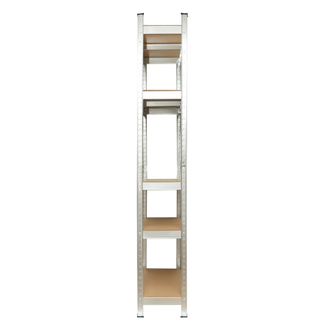 Raft metalic pentru depozitare, 5 polite, capacitate 100 kg/polita, 170x80x30cm [3]