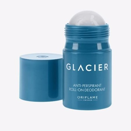 Set Apa de parfum Glacier 100 ml, roll-on antiperspirant pentru barbati 50ml si Insigna dactylion cu mesaj motivational, Oriflame [2]