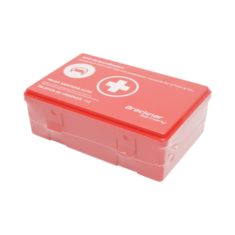 Trusa sanitara auto, prim ajutor, bandaje, foarfeca, plasturi, manusi [3]