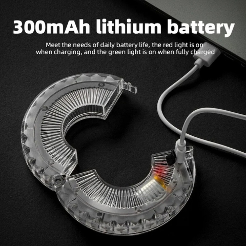 Lumini LED pentru spite bicicleta, rezistente la apa IP55, 300mAh, 7 culori [9]