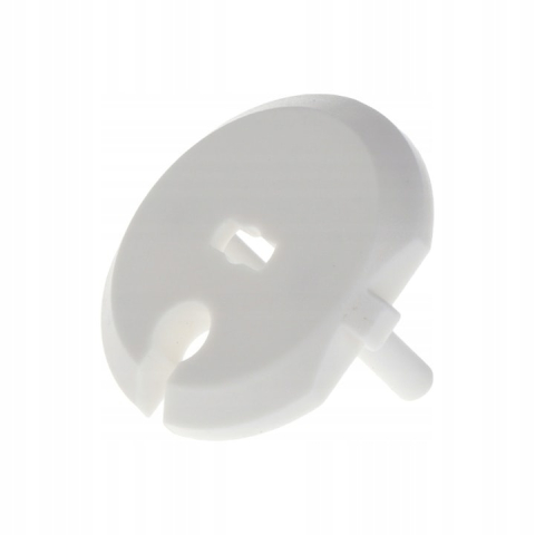 Protectii pentru prize, set 6 bucati, demontare cu cheie, pentru copii, plastic, 2.3 x 3.7 cm, alb [3]