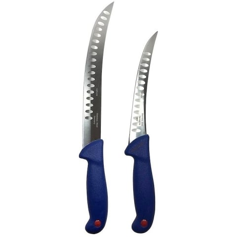 Cutite si tacamuri - Set profesional de macelarie, transat, degresat, dezosat, otel carbon, 2 cutite