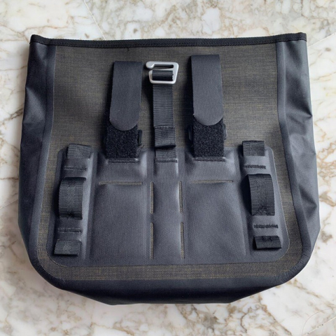 Geanta pentru bicicleta, impermeabila, montare pe ghidon, 30 x 31 x 6.5 cm, negru [3]