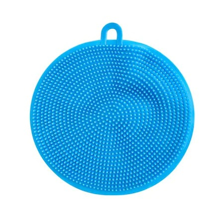 Burete multifunctional curatare pensule,make up, spalator vase - Albastru [1]