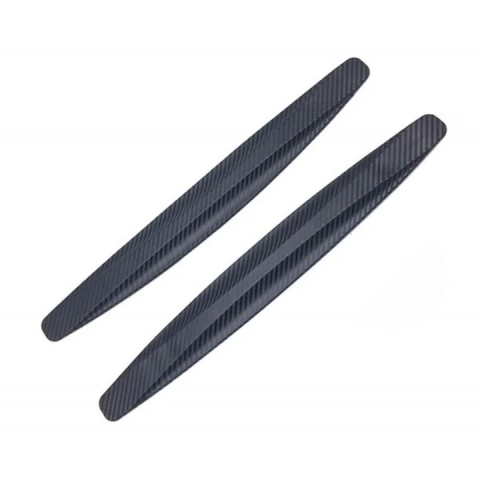 Set 2 benzi pentru protectie bara auto, cauciuc/plastic, impotriva zgarieturilor, autoadezive, universale, 40 x 5.2 cm, negru [4]