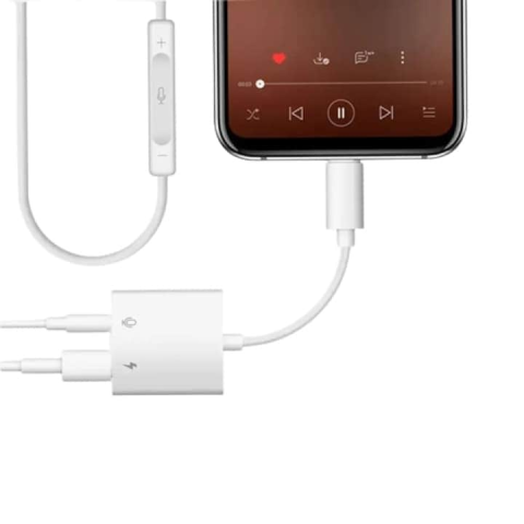 Adaptor audio USB-C la Jack 3.5 mm, compatibil universal, 11 cm, alb [3]