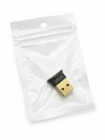 Adaptor Bluetooth negru USB 5.3, mini dongle wireless pentru PC si laptop, conectare casti, boxe, mouse, tastatura, controller si periferice compatibile [1]