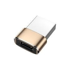 Adaptor mini USB tip C la USB, viteza rapida de transfer - Gri, auriu [1]