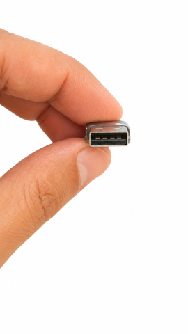 Adaptor negru USB-A tata la USB-C mama, convertor compact pentru incarcare, transfer date, telefon, tableta, laptop, PC si accesorii Type-C [1]