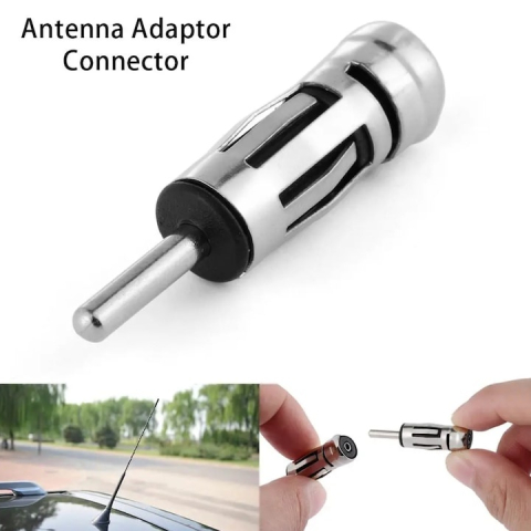 Adaptor pentru sisteme de antene radio auto, priza ISO catre mufa DIN, argintiu – conexiune rapida si stabila pentru o experienta audio impecabila [1]