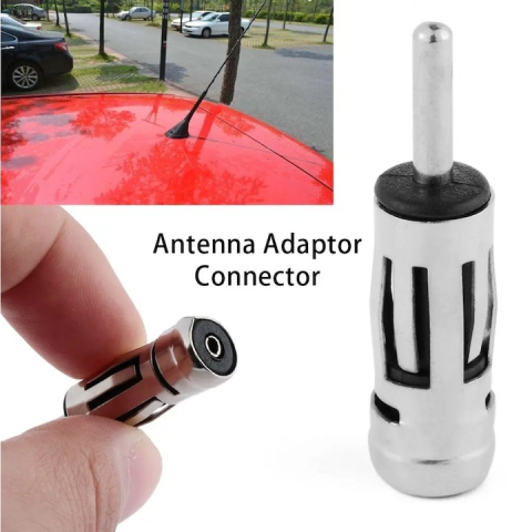 Adaptor pentru sisteme de antene radio auto, priza ISO catre mufa DIN, argintiu – conexiune rapida si stabila pentru o experienta audio impecabila [2]