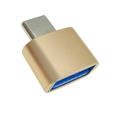 Gadgeturi - Adaptor transfer date USB 2.0 la USB Type-C - Auriu