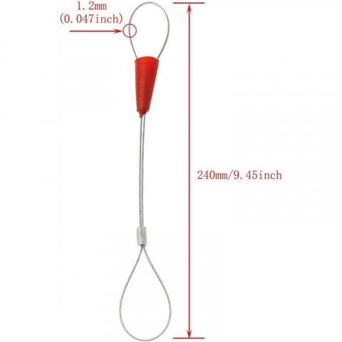 Agrafa extractoare multifunctionala pentru extragerea firelor, a diverse conductoare, lungime 24 cm, diametru 1.2mm [3]