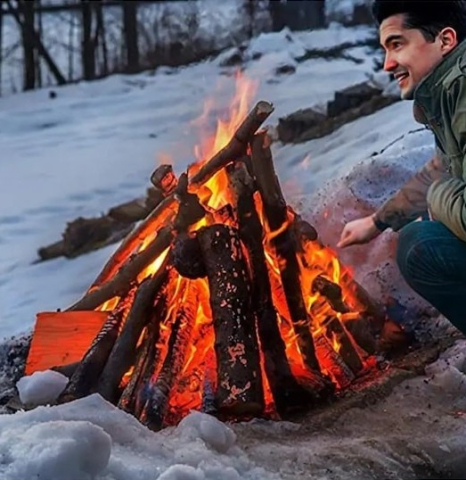 Amnar aprindere foc camping si supravietuire, tija feroceriu 10.8 cm, striker multifunctional cu rigla, rezistent la apa [6]