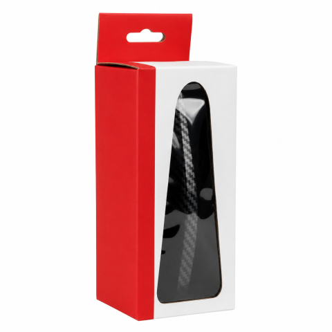Antena auto neagra carbon tip aripioara de rechin, universala, decorativa [1]