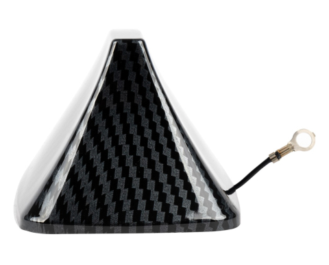 Antena auto neagra carbon tip aripioara de rechin, universala, decorativa [2]