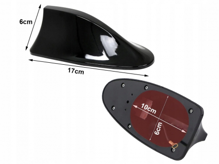 Antena radio auto universala tip coada de rechin pentru diverse modele si marci auto, BMW, VAG - Negru [3]
