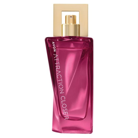 Apă de parfum Avon Attraction Closer pentru femei, 50 ml – floral-lemnoasă cu note de violete, zmeură și mosc alb, parfum elegant și modern [1]