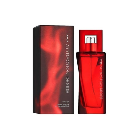 Parfumuri femei - Apă de parfum Avon Attraction Desire pentru femei, 50 ml – oriental-florală cu note de cireșe negre, iasomie și chihlimbar, parfum intens și pasional