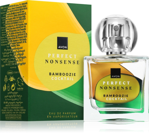 PARFUMURI & SETURI - Apa de parfum Avon Perfect Nonsense Bamboozie Cocktail 50 ml – citric-verde unisex, cu note de bergamota, bambus, ceai alb si patchouli