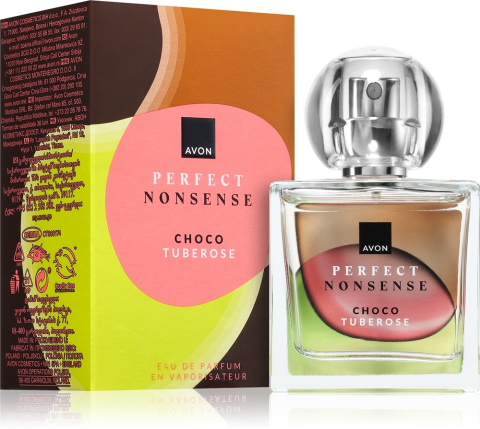 Parfumuri femei - Apă de parfum Avon Perfect Nonsense Choco Tuberose 50 ml – floral-gourmand pentru femei, cu note de tuberoză, ciocolată, vetiver și ghimbir