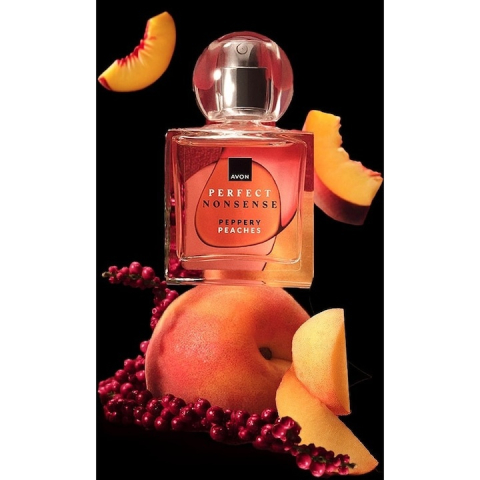 Apa de parfum Avon Perfect Nonsense Peppery Peaches 50 ml – floral-fructata pentru femei, cu note de piersica catifelata, piper roz, trandafir si boabe tonka [2]