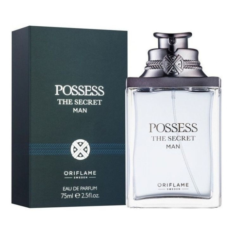 Apa de parfum barbati Oriflame Possess The Secret 75 ml cu acorduri de gheata si note lemnoase, aroma intensa si masculina [1]