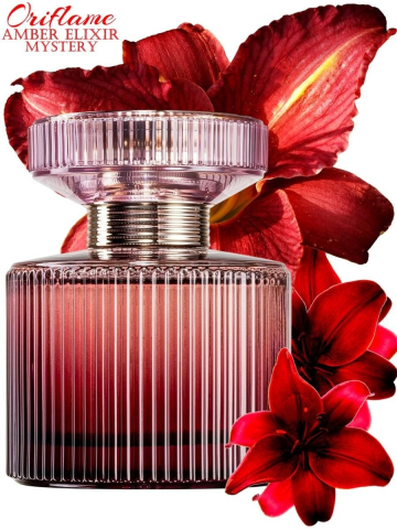 Apa de parfum Oriflame Amber Elixir Mystery pentru femei 50 ml, aroma orientala senzuala cu crin rosu si chihlimbar [5]
