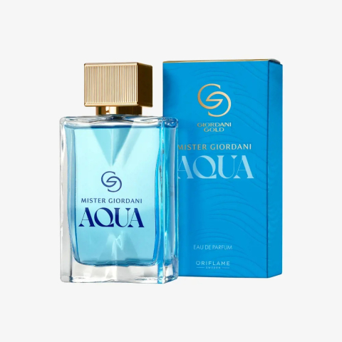 Parfumuri - Apă de parfum Oriflame Mister Giordani Aqua 75 ml – prospețimea mării și lemnul seducției pentru bărbatul modern