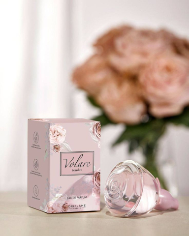 Apa de parfum Volare Tender Oriflame 50 ml, parfum romantic ultra-feminin cu trandafir cremos Latte Rose si accente lemnoase reconfortante [9]