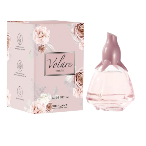 PARFUMURI & SETURI - Apa de parfum Volare Tender Oriflame 50 ml, parfum romantic ultra-feminin cu trandafir cremos Latte Rose si accente lemnoase reconfortante
