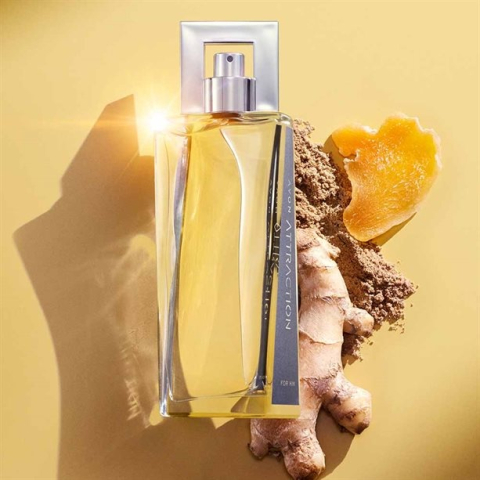 Apă de toaletă Avon Attraction pentru bărbați 75 ml – parfum lemnos-aromatic cu note de ghimbir, mosc și ambră, creat pentru bărbatul carismatic și sigur pe sine [2]