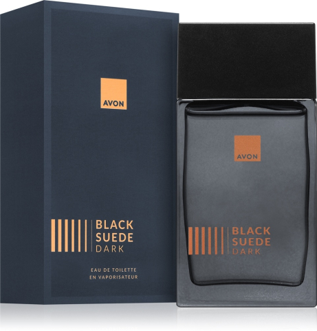 Parfumuri barbati - Apă de toaletă Avon Black Suede Dark pentru bărbați 100 ml – parfum lemnos-pielos cu note de cardamom, piele saffiano și vetiver, pentru bărbatul elegant și sigur pe sine