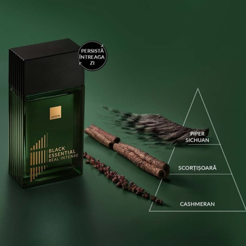 Apă de toaletă Avon Black Suede Real Intense pentru bărbați 100 ml – parfum lemnos-aromatic cu note de piper negru, lavandă și lemn de cedru, pentru bărbatul puternic și rafinat [2]