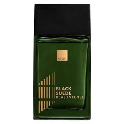 PARFUMURI & SETURI - Apă de toaletă Avon Black Suede Real Intense pentru bărbați 100 ml – parfum lemnos-aromatic cu note de piper negru, lavandă și lemn de cedru, pentru bărbatul puternic și rafinat